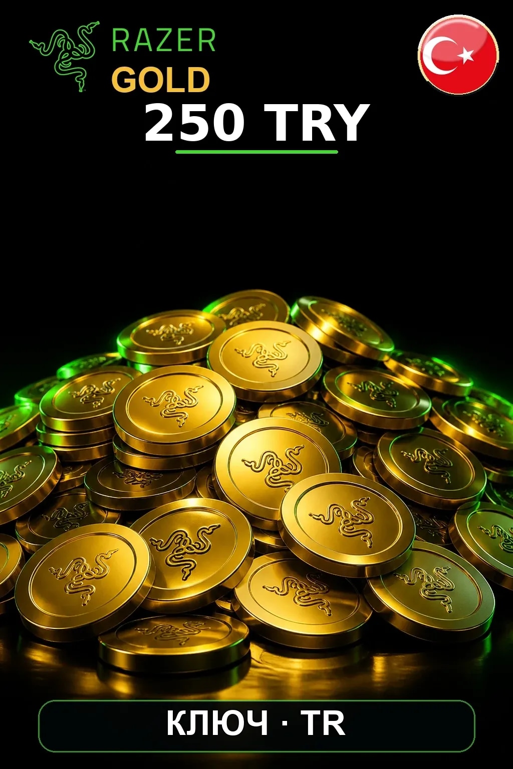 TRY 250 Razer Gold